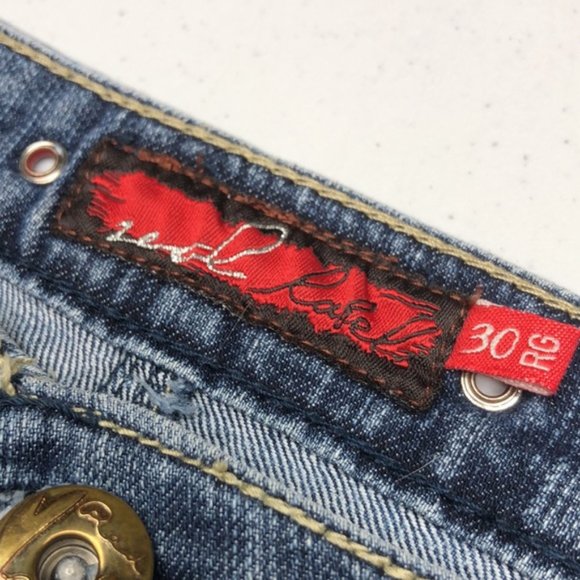LIKE NEW VINTAGE RED LABEL BOOTCUT JEANS 30x30 ⭐️ - Picture 2 of 12